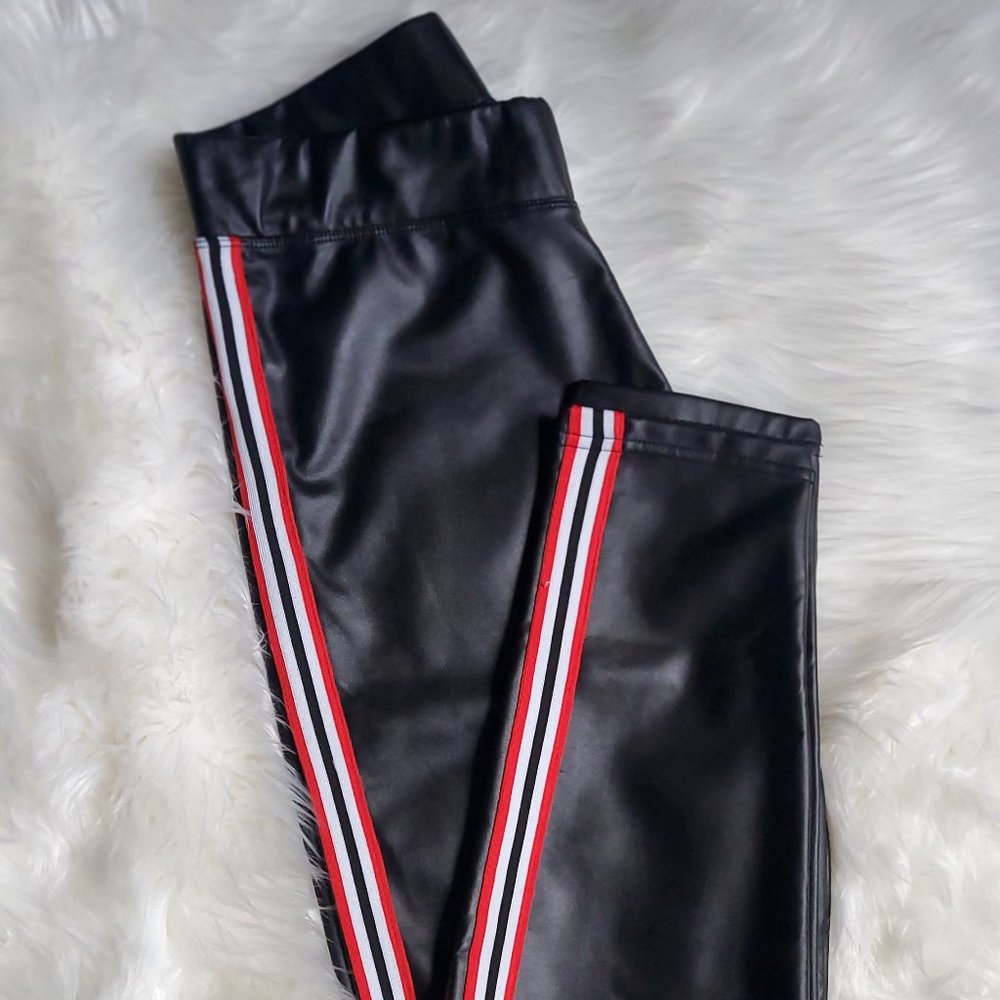 Leatherette leggings
